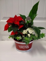 Have Yourself A Merry Little Christmas Round Planter