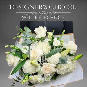 White Elegance Luxury Handtied Bouquet