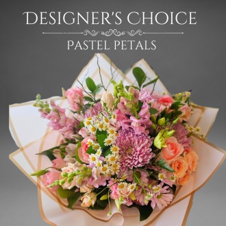 Pastel Petals  Luxury Handtied Bouquet