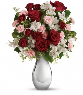 Crazy for You Bouquet with Red Roses