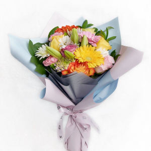 Luxury Hand-tied MIX Flower Bouquet