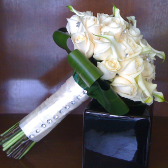 Carisma Florists® The White Classic Bouquet