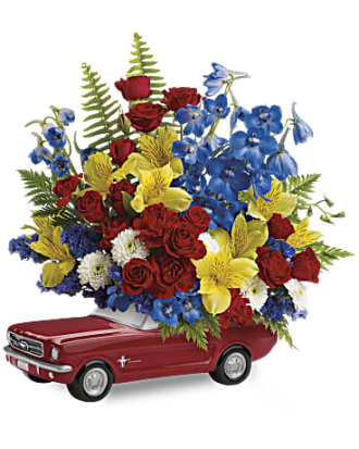  Teleflora\'s \'65 Ford Mustang Bouquet