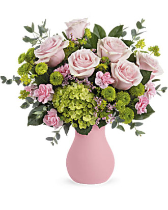  Teleflora's Breezy Pink Bouquet