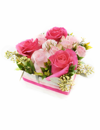Box Valentin en rose