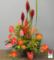beretania florist exotic wonders tropical bouquet honolulu hawaii tropical flower delivery mothers day gift ideas watanabe floral