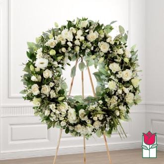 Splendor funeral wreath delivery in honolulu hawaii funeral florist flowers 