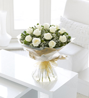 White Rose Hand-Tied