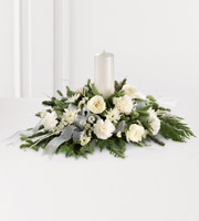 The FTD Wintergarden Candle Centerpiece