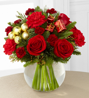 The FTD® Holiday Gold™ Bouquet