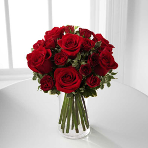 The FTD Red Romance Rose Bouquet