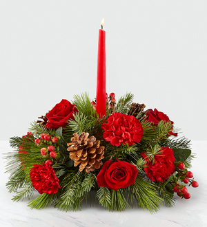 I\'ll Be Home for Christmas Candle™ Centerpiece