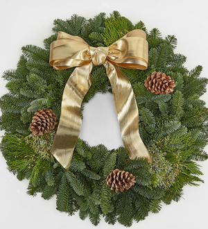 The FTD® Shimmer & Glimmer™ Wreath