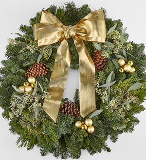 The FTD® Shimmer & Glimmer™ Wreath