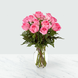 The FTD® Smitten™ Pink Rose Bouquet