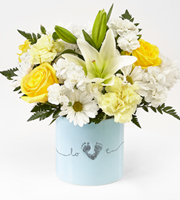 The FTD® Tiny Miracle™ New Baby Boy Bouquet
