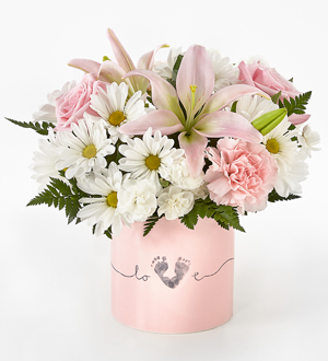 The FTD® Tiny Miracle™ New Baby Girl Bouquet 