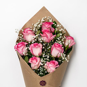 Bloom Haus Elegant Rose Bouquet - Pink