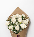 Bloom Haus Elegant Rose Bouquet - White