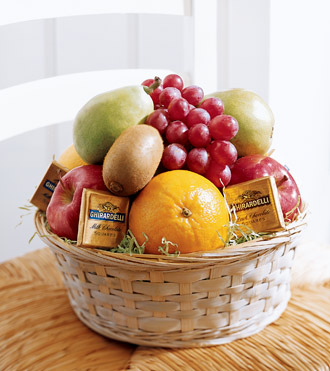 The FTD® Fruit and Chocolate Basket