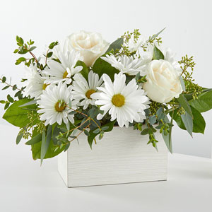 Fresh Linen Box Bouquet
