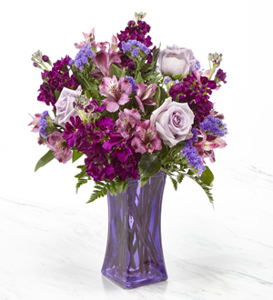 The FTD® Purple Presence™ Bouquet- VASE INCLUDED