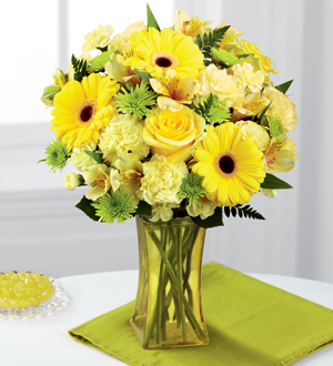 The FTD® Lemon Groove™ Bouquet