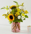 Hello Sunshine Bouquet in Blush Vase - Deluxe