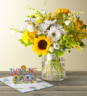 Hello Sunshine Bouquet & Lovepop® Pop–Up Card