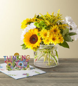 Hello Sunshine Bouquet & Lovepop PopUp Card