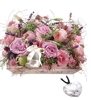 Fragrant Jewel Box with Swarovski Crystal Heart