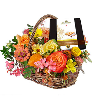 A Basket full of Flowers with Gottlieber Huppen