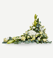 Funeral Decoration with Ribbon - Crme