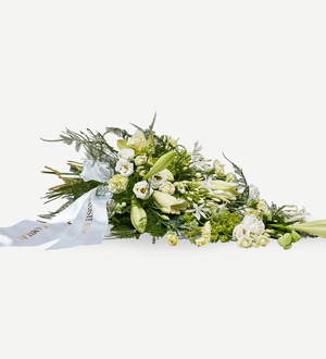 Classic Funeral Spray With Ribbon