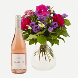 Sparkling Flora with Les Amourettes Rosé Wine