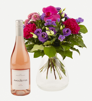 Sparkling Flora with Les Amourettes Rosé Wine
