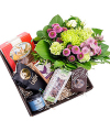 Gift Box with Bouquet- Florist's Choice