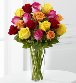 The FTD® Bright Spark™ Rose Bouquet