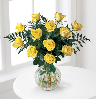 The FTD® Brighten the Day ™ Rose Bouquet