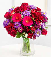 Romantic Bouquet in Purple Colors
