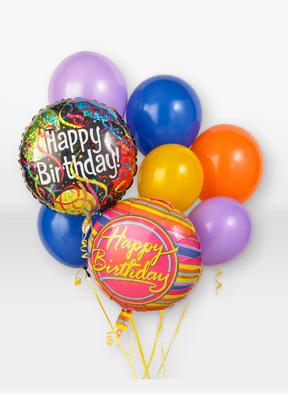 Bouquet de cumpleaños con globos