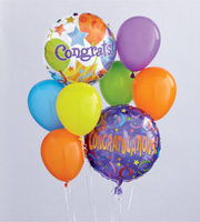 Bouquet con globos Congratulations