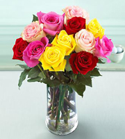 The FTD Mixed Rose Bouquet with Vase