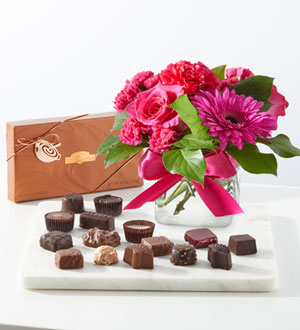 Everyday Love Bouquet and Chocolates