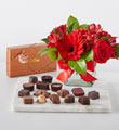 Red Hot Bouquet and Chocolates