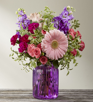 Purple Prose™ Bouquet by FTD® - VASE INCLUDED