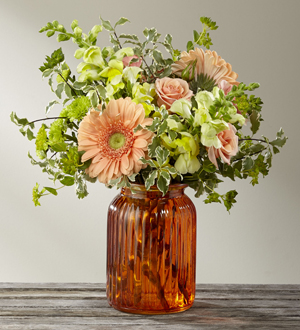 Peachy Keen™ Bouquet by FTD® -VASE INCLUDED