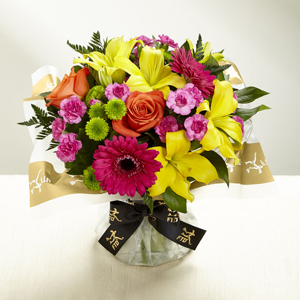 The FTD® Bold Beauty™ Handtied Bouquet