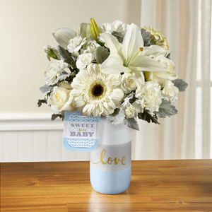 The FTD Sweet Baby Boy Bouquet by Hallmark