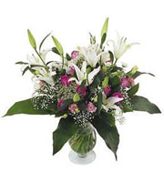 Big Lilies and Roses Bouquet